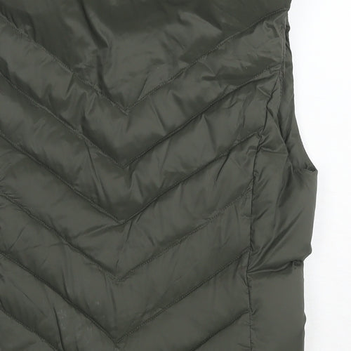 MUSTO Womens Green Gilet Waistcoat Size 10 Zip