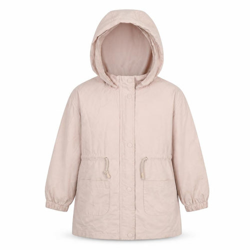 Mango Girls Pink Rain Coat Jacket Size 7 Years Zip