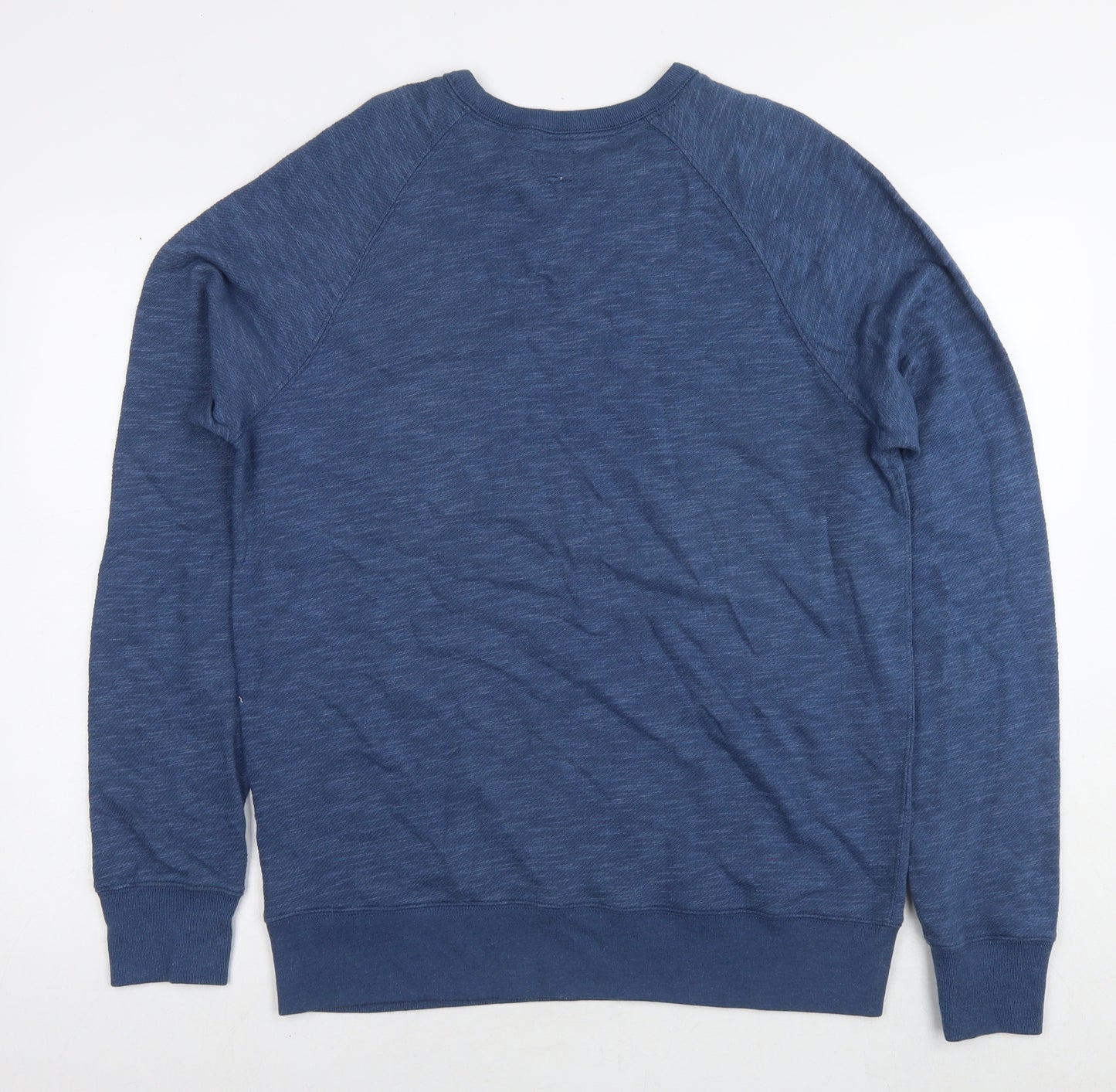J.CREW Mens Blue Cotton Pullover Sweatshirt Size L