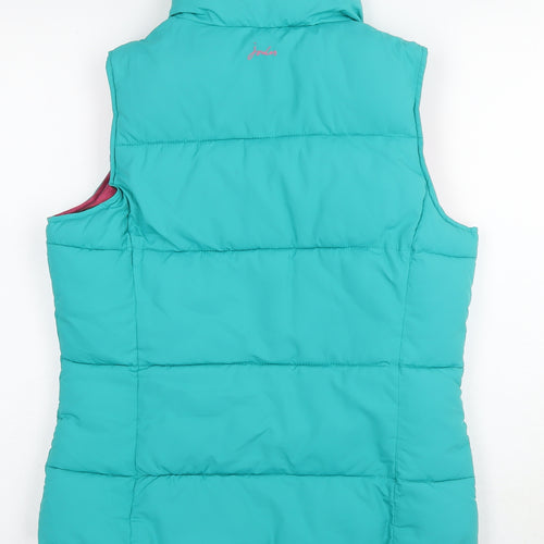 Joules Womens Blue Gilet Waistcoat Size 10 Zip