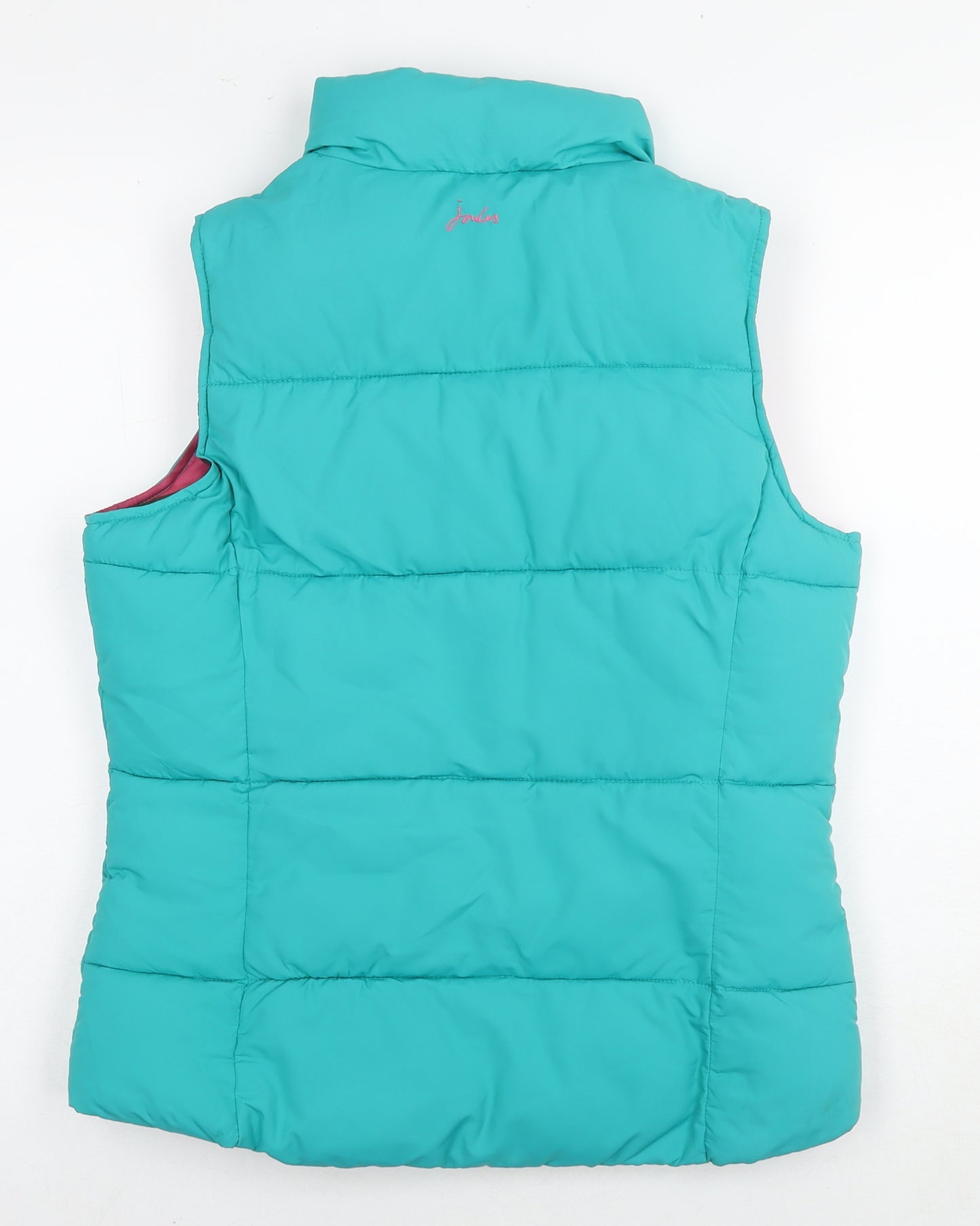 Joules Womens Blue Gilet Waistcoat Size 10 Zip