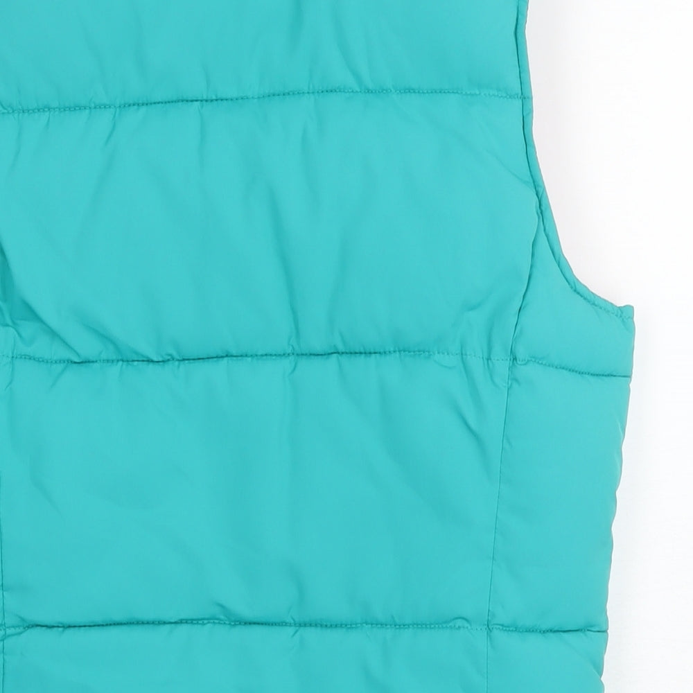 Joules Womens Blue Gilet Waistcoat Size 10 Zip