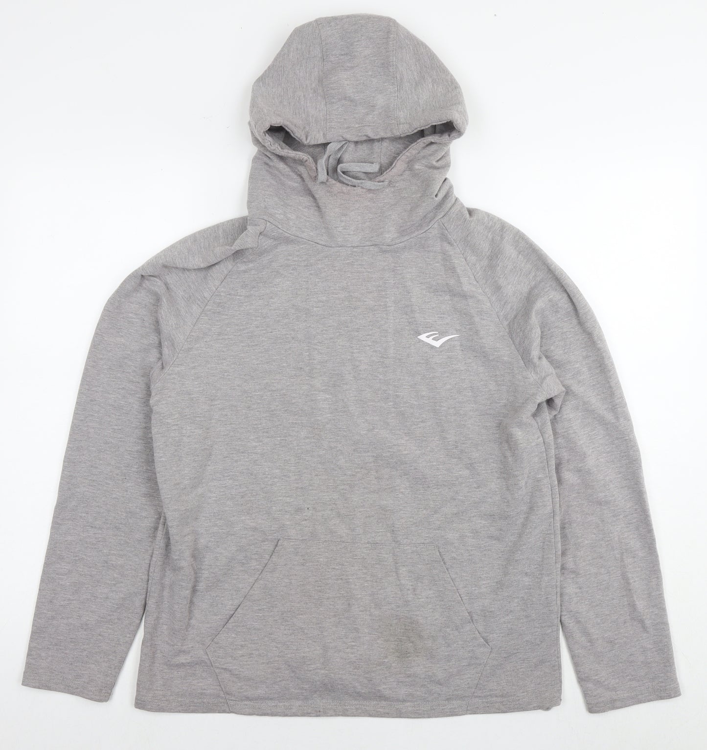 Everlast Womens Grey Polyester Pullover Hoodie Size L Pullover