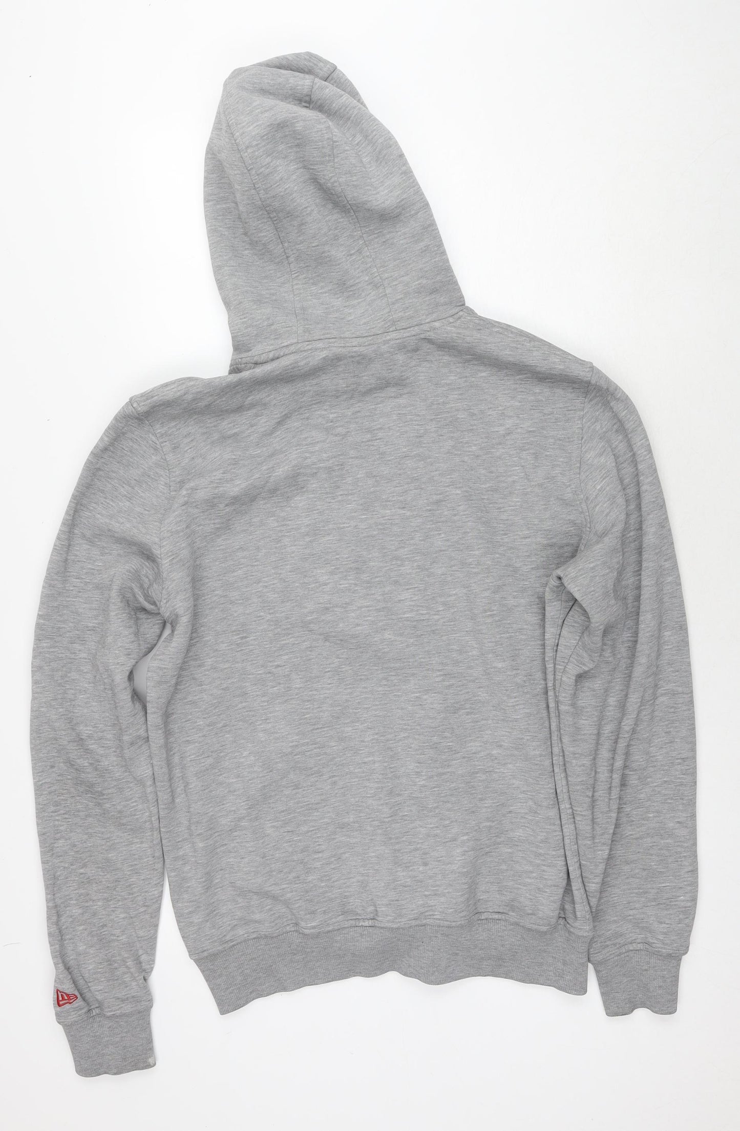 New Era Mens Grey Cotton Pullover Hoodie Size L - MLB