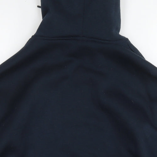 Lee Cooper Mens Blue Polyester Full Zip Hoodie Size M