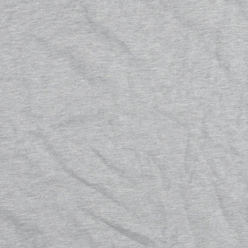 Pull&Bear Womens Grey Cotton Pullover Hoodie Size L Pullover - Teenage Disaster