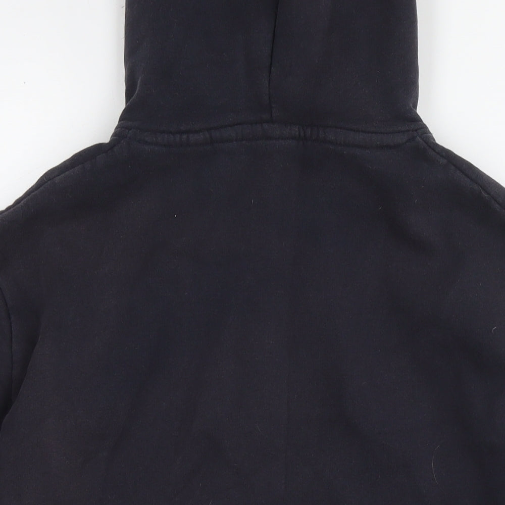 Superdry Mens Blue Cotton Pullover Hoodie Size M - Logo