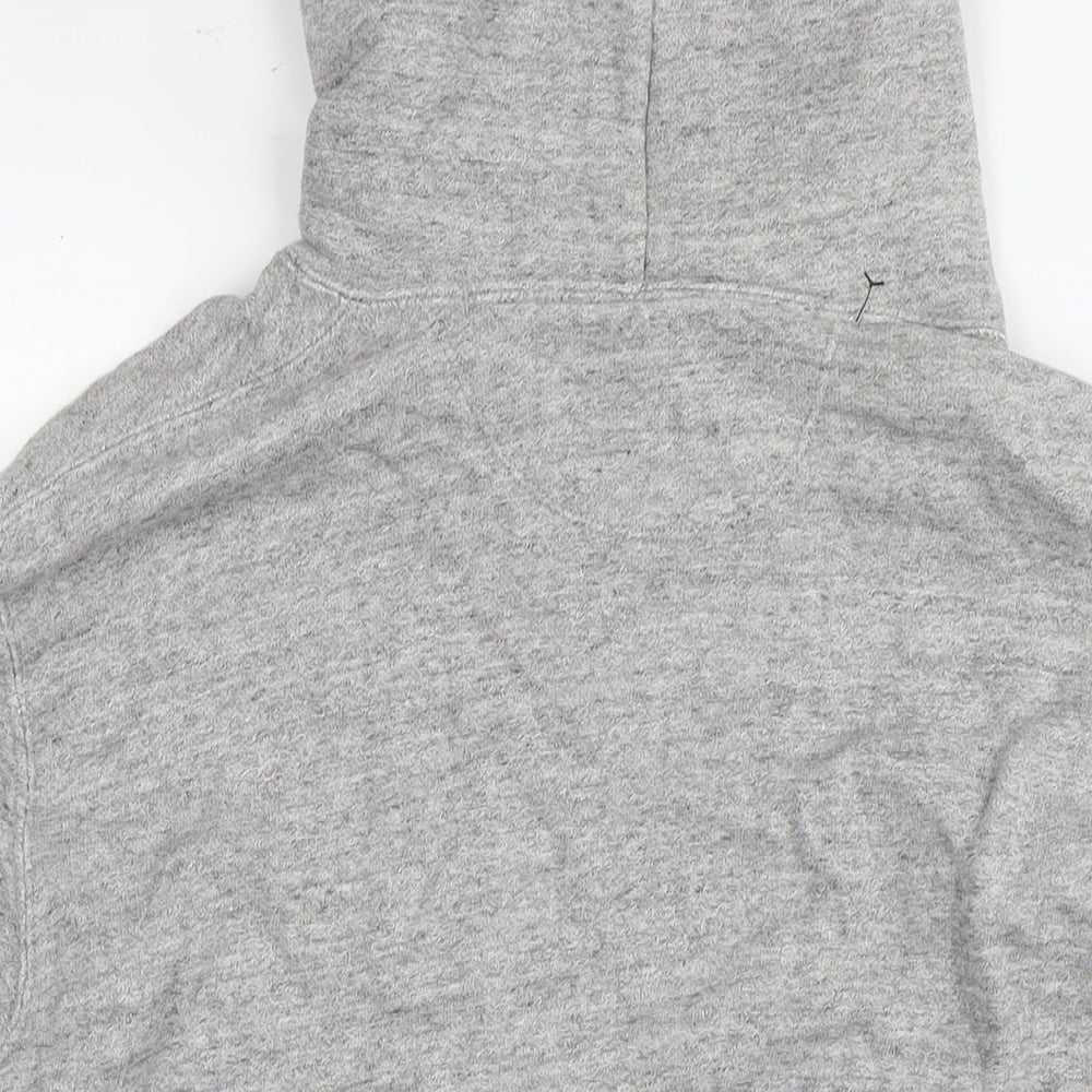 Uniqlo Mens Grey Cotton Pullover Hoodie Size M