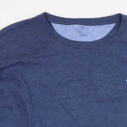 Polo Ralph Lauren Mens Blue Cotton Pullover Sweatshirt Size 2XL