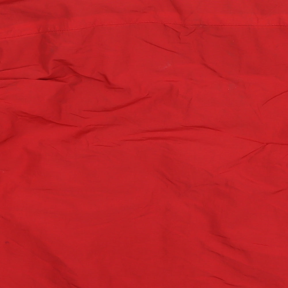 Aquascutum Mens Red Bomber Jacket Coat Size M Zip