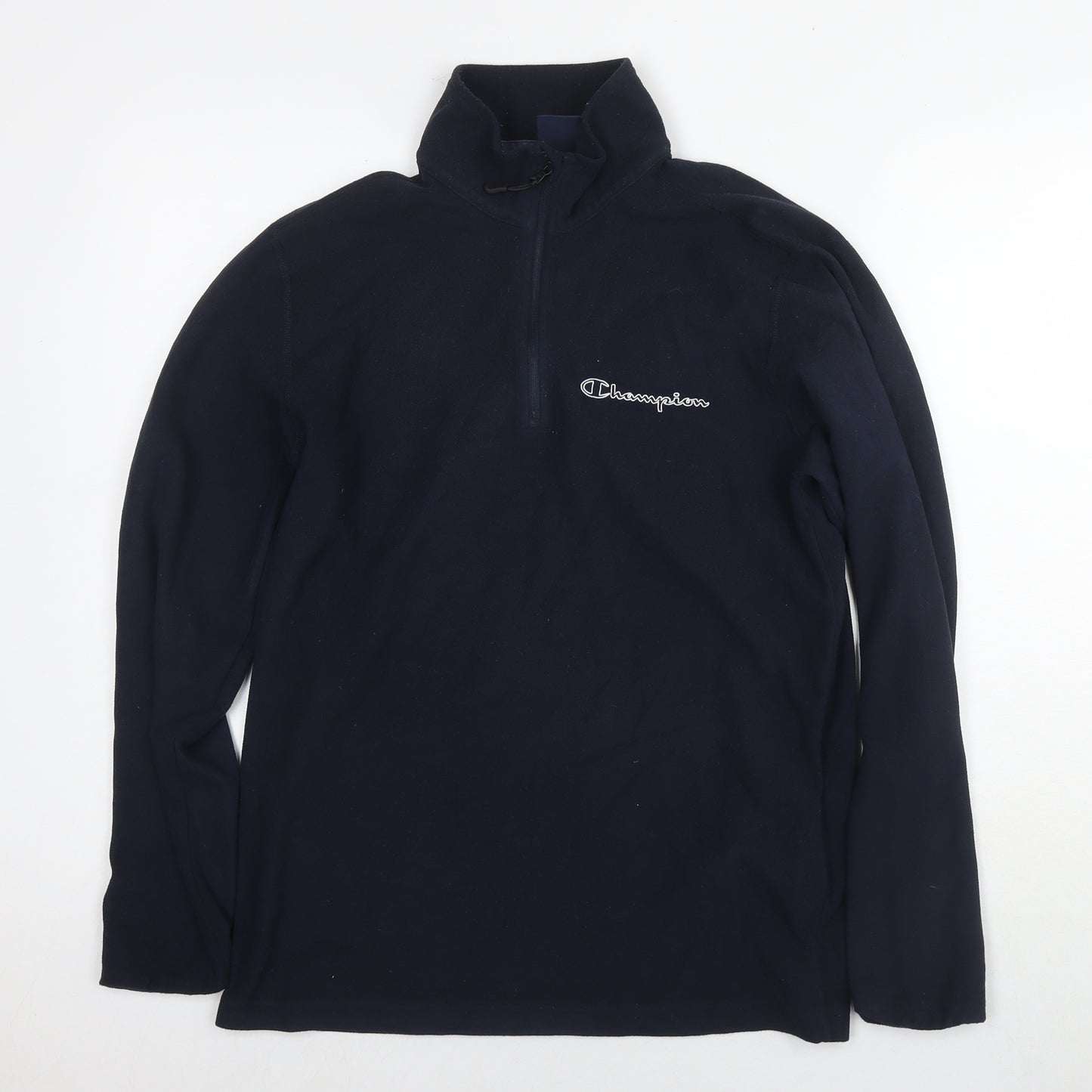 Champion Mens Blue Polyester Pullover Sweatshirt Size L