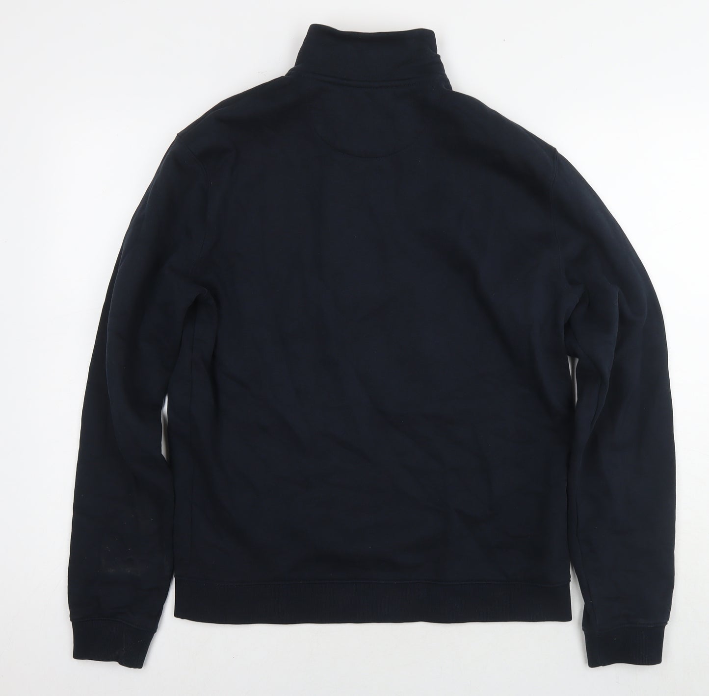 Farah Mens Blue Cotton Pullover Sweatshirt Size M