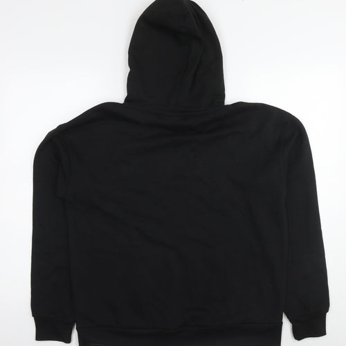 Disney Womens Black Cotton Pullover Hoodie Size 10 Pullover - Mickey Mouse Size 10-12
