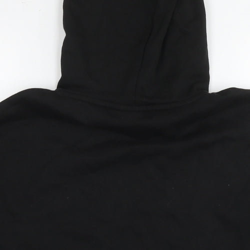 Disney Womens Black Cotton Pullover Hoodie Size 10 Pullover - Mickey Mouse Size 10-12