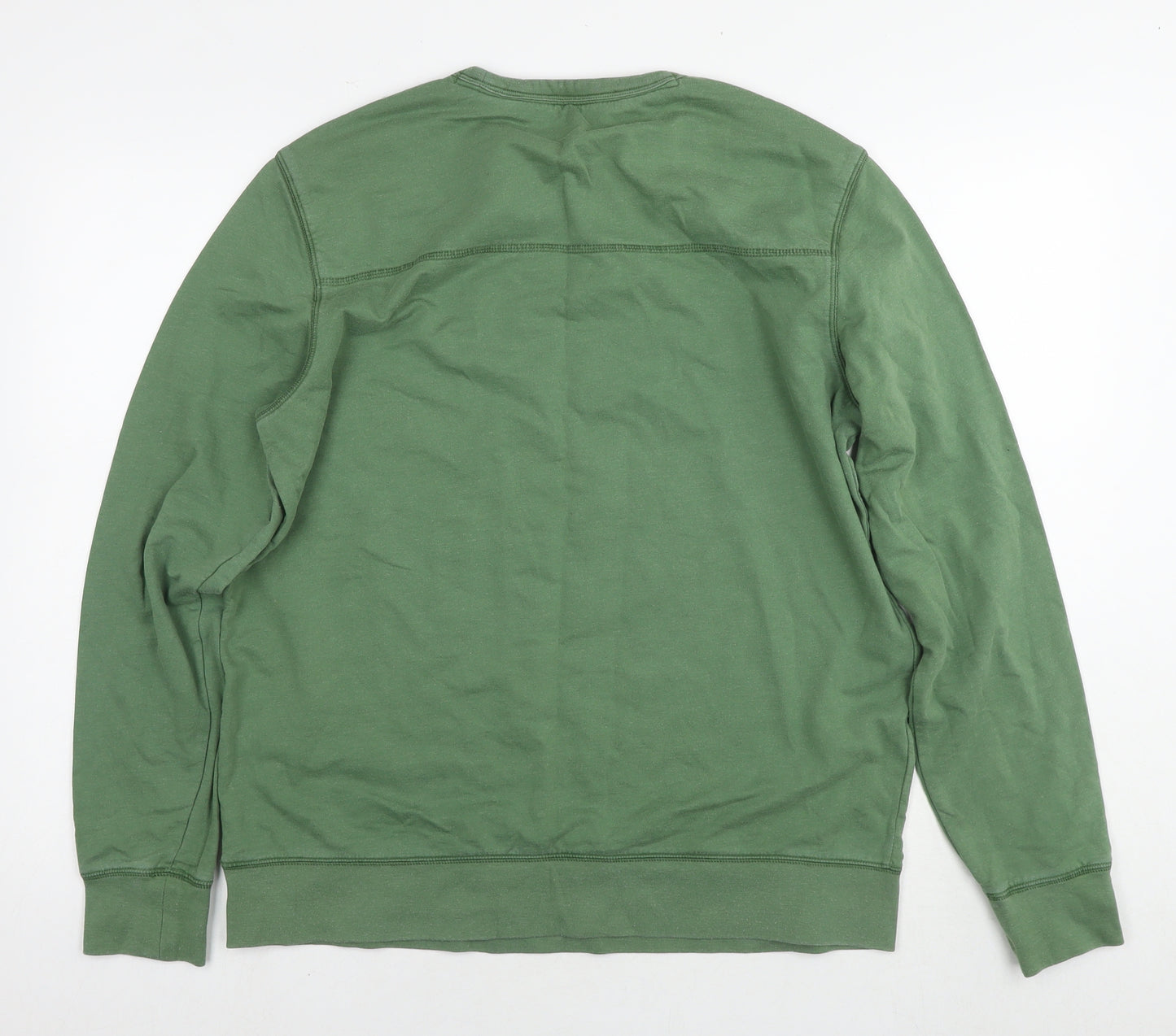 Fat Face Womens Green Cotton Pullover Sweatshirt Size L Pullover