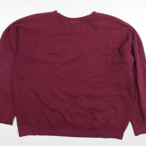 Seattle Womens Purple Cotton Pullover Sweatshirt Size L Pullover - Tiger