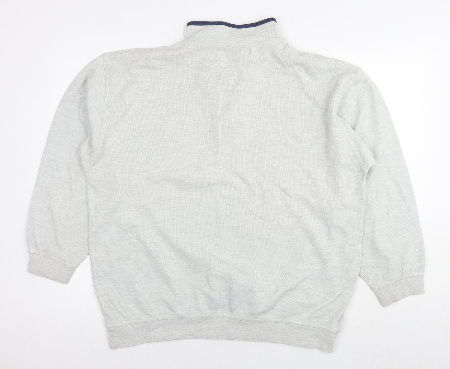 Mannermode Mens Grey Cotton Pullover Sweatshirt Size 2XL