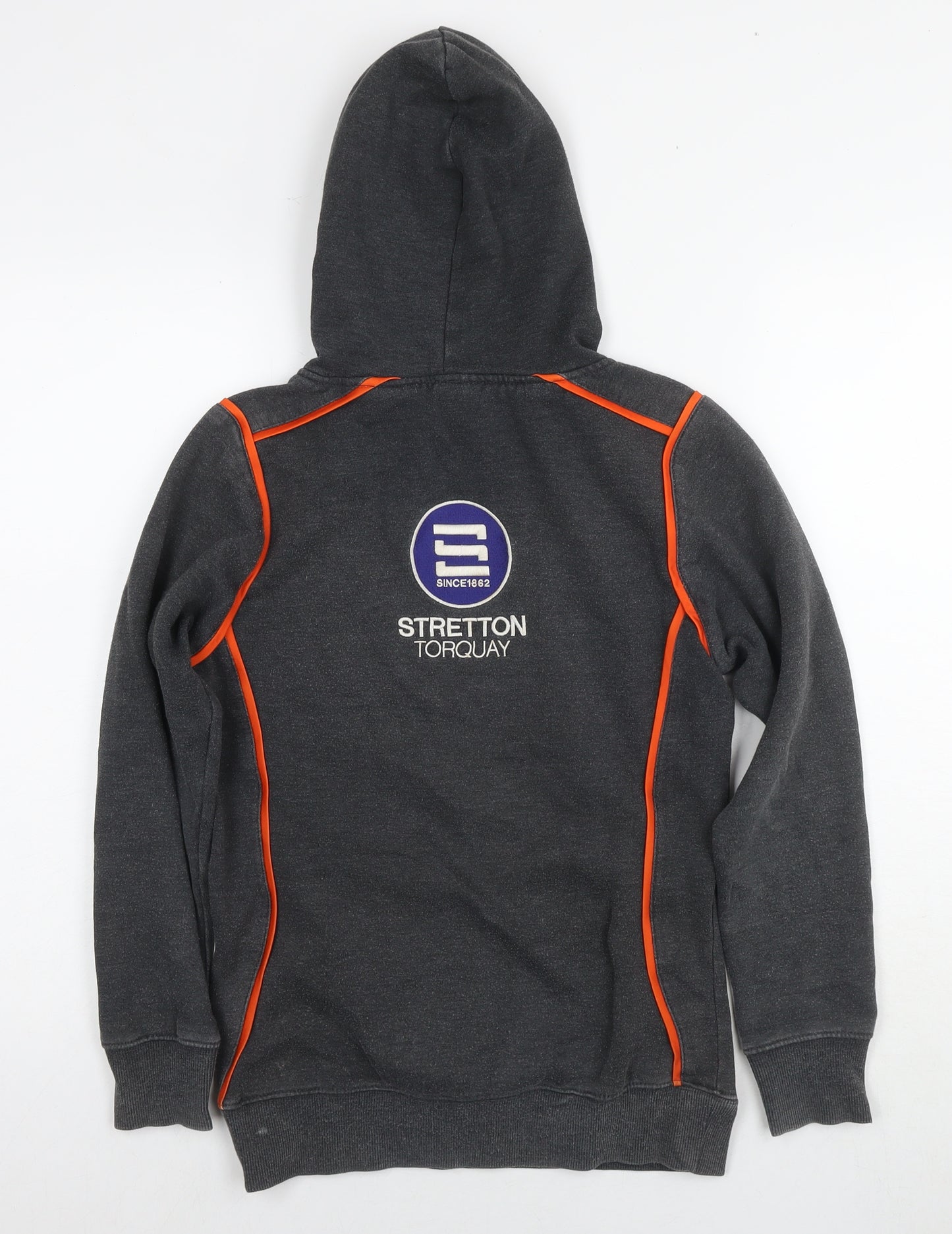 STR Boys Grey Polyester Pullover Hoodie Size 12 Years Pullover - Torquay Tornadoes