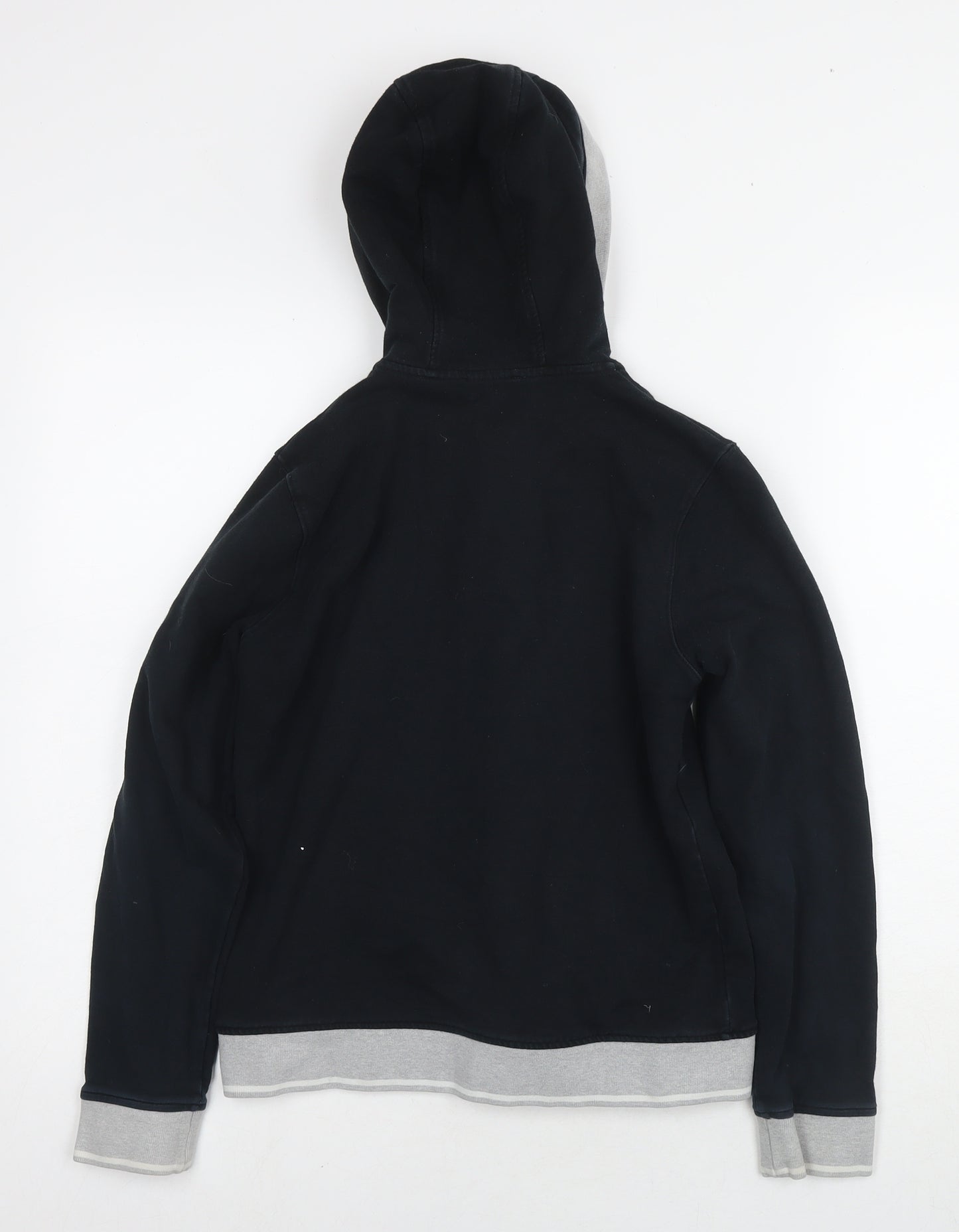 Boss Womens Black Cotton Full Zip Hoodie Size 12 Zip - Logo