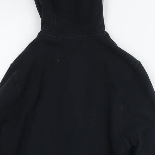 Boss Womens Black Cotton Full Zip Hoodie Size 12 Zip - Logo