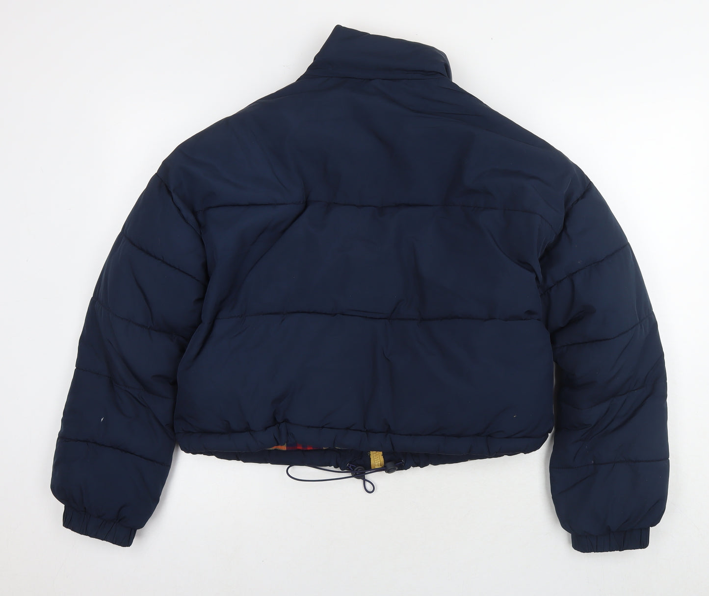 Urban Outfitters Womens Blue Puffer Jacket Coat Size S Zip