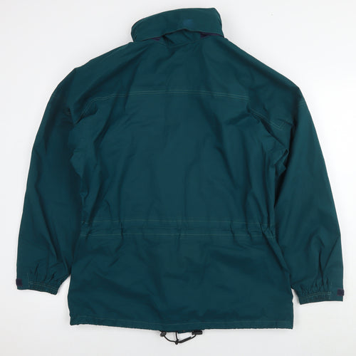 Berghaus Womens Green Parka Coat Size 12 Zip - Vintage