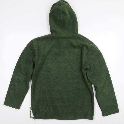 Gap Mens Green Polyester Pullover Hoodie Size XS - Logo