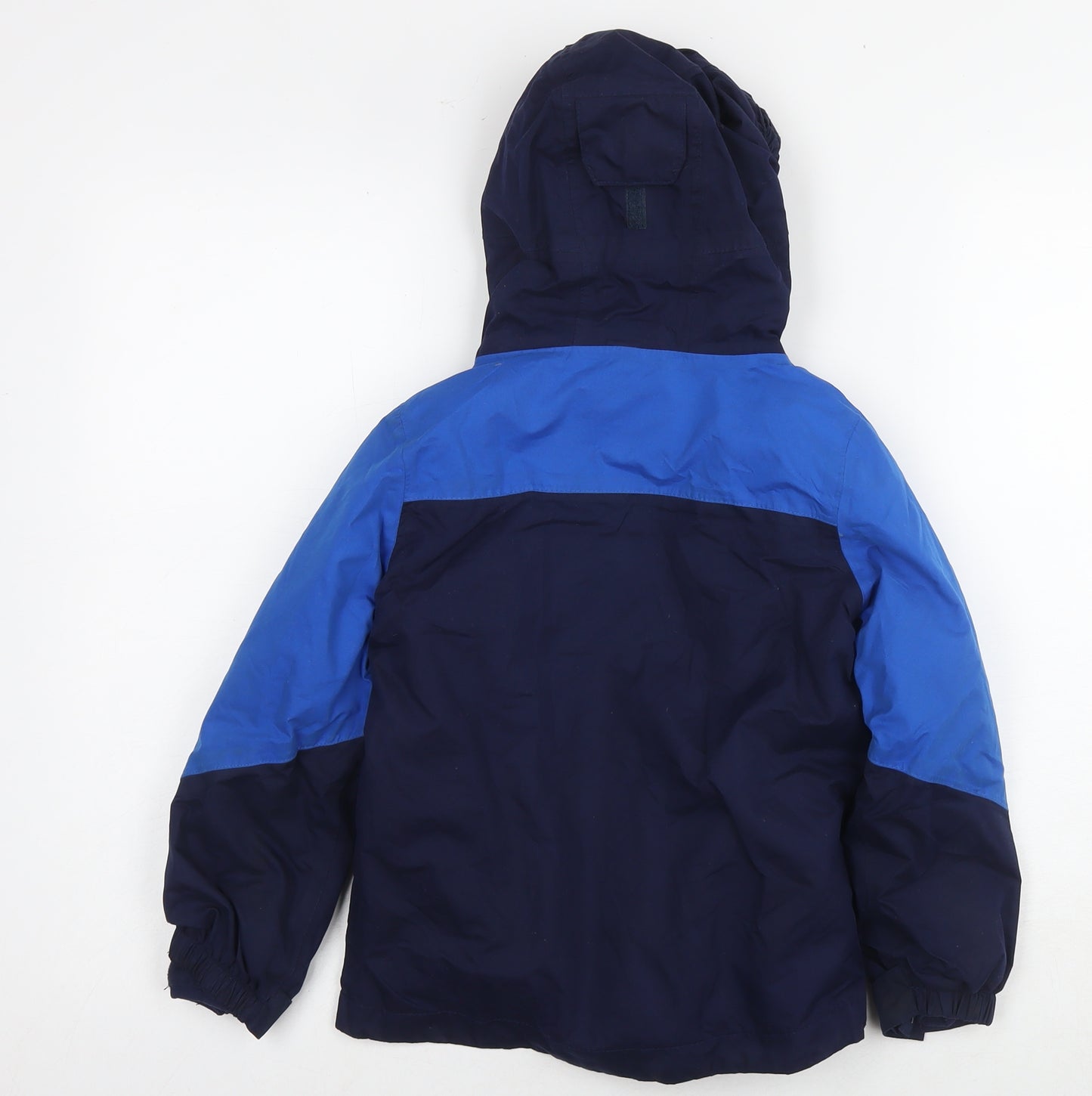 Peter Storm Boys Blue Jacket Size 5-6 Years Zip - Detachable Fleece