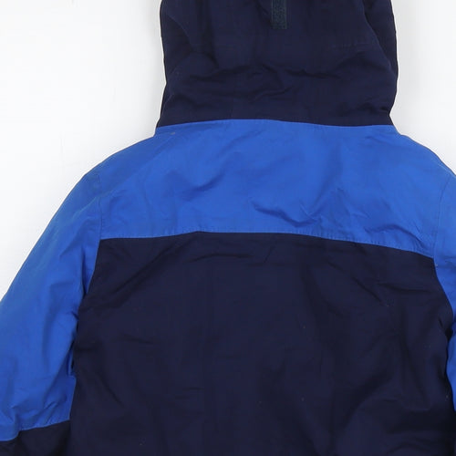 Peter Storm Boys Blue Jacket Size 5-6 Years Zip - Detachable Fleece