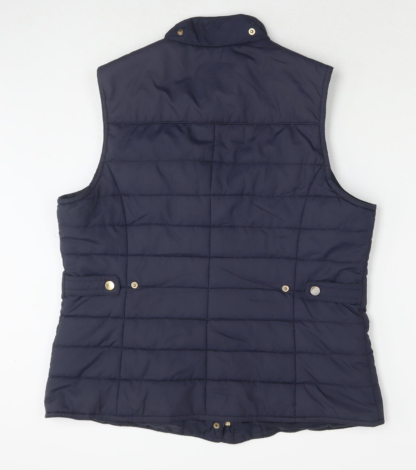 Lakeland Womens Blue Gilet Waistcoat Size 12 Zip