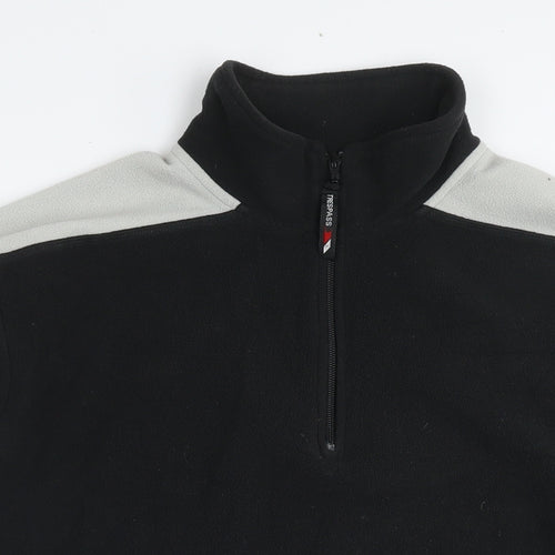 Trespass Mens Black Polyester Pullover Sweatshirt Size L