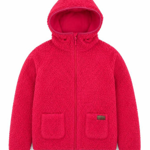 Hi Gear Girls Pink Jacket Size 9-10 Years Zip - Teddy Fleece
