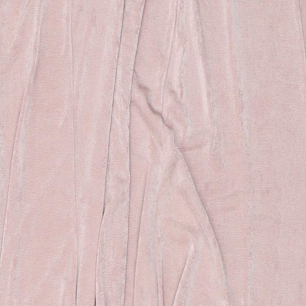 Julipa Womens Pink Polyester A-Line Skirt Size 16