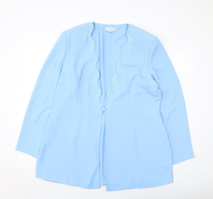Medici Womens Black Jacket Size 20 Button