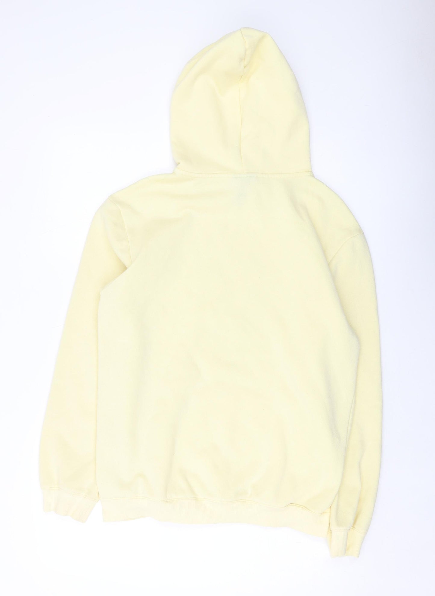 SpongeBob Mens Yellow Cotton Pullover Hoodie Size S