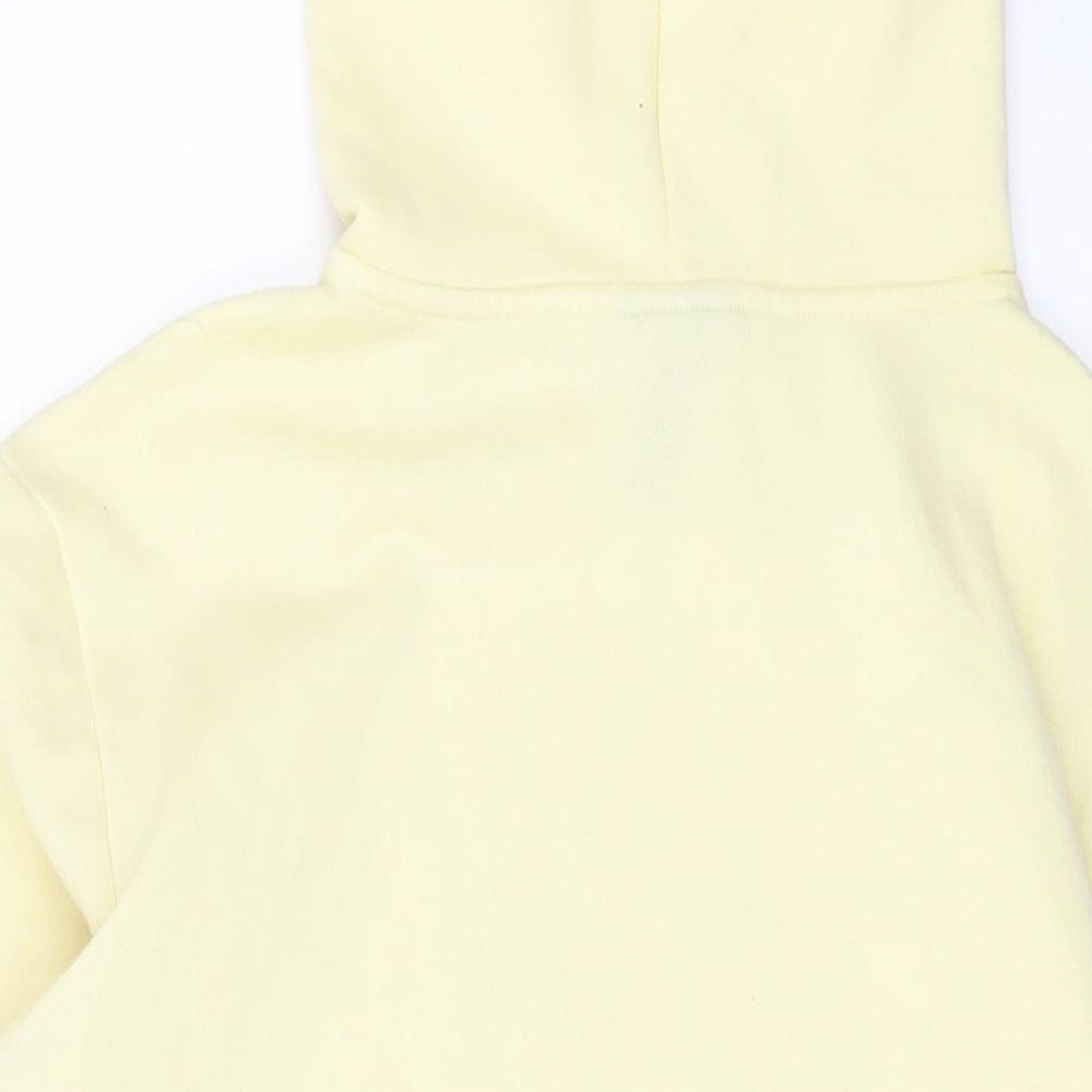 SpongeBob Mens Yellow Cotton Pullover Hoodie Size S