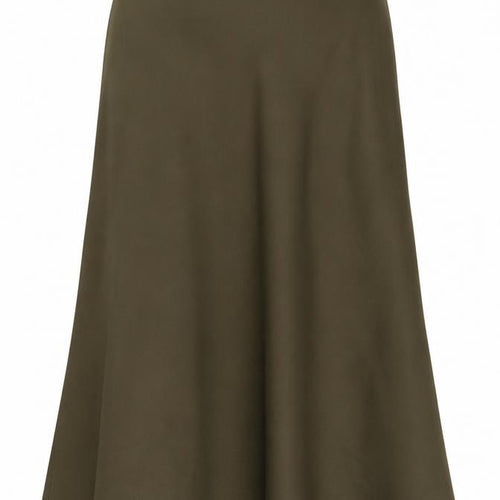 Mad Jak Design Womens Green Polyester A-Line Skirt Size 32 in Zip