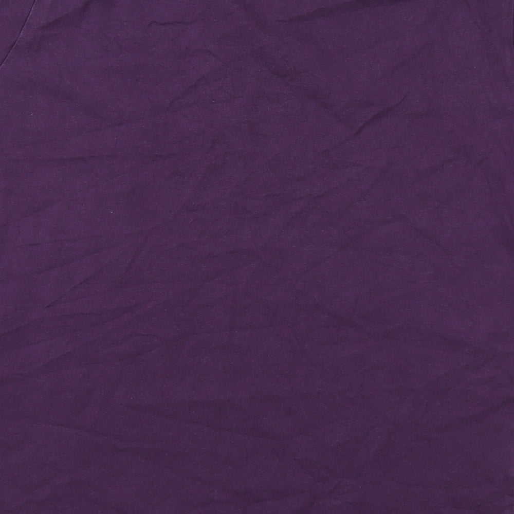Craghoppers Womens Purple Cotton Basic T-Shirt Size 14 Crew Neck