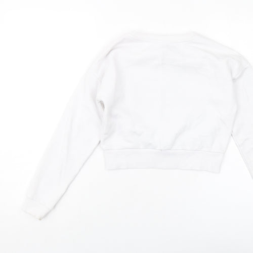 Harry Potter Girls White Polyester Pullover Sweatshirt Size 9-10 Years Pullover