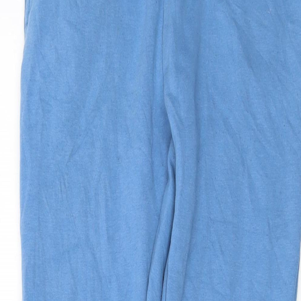 Ben Sherman Girls Blue Cotton Sweatpants Trousers Size 12-13 Years Regular Drawstring