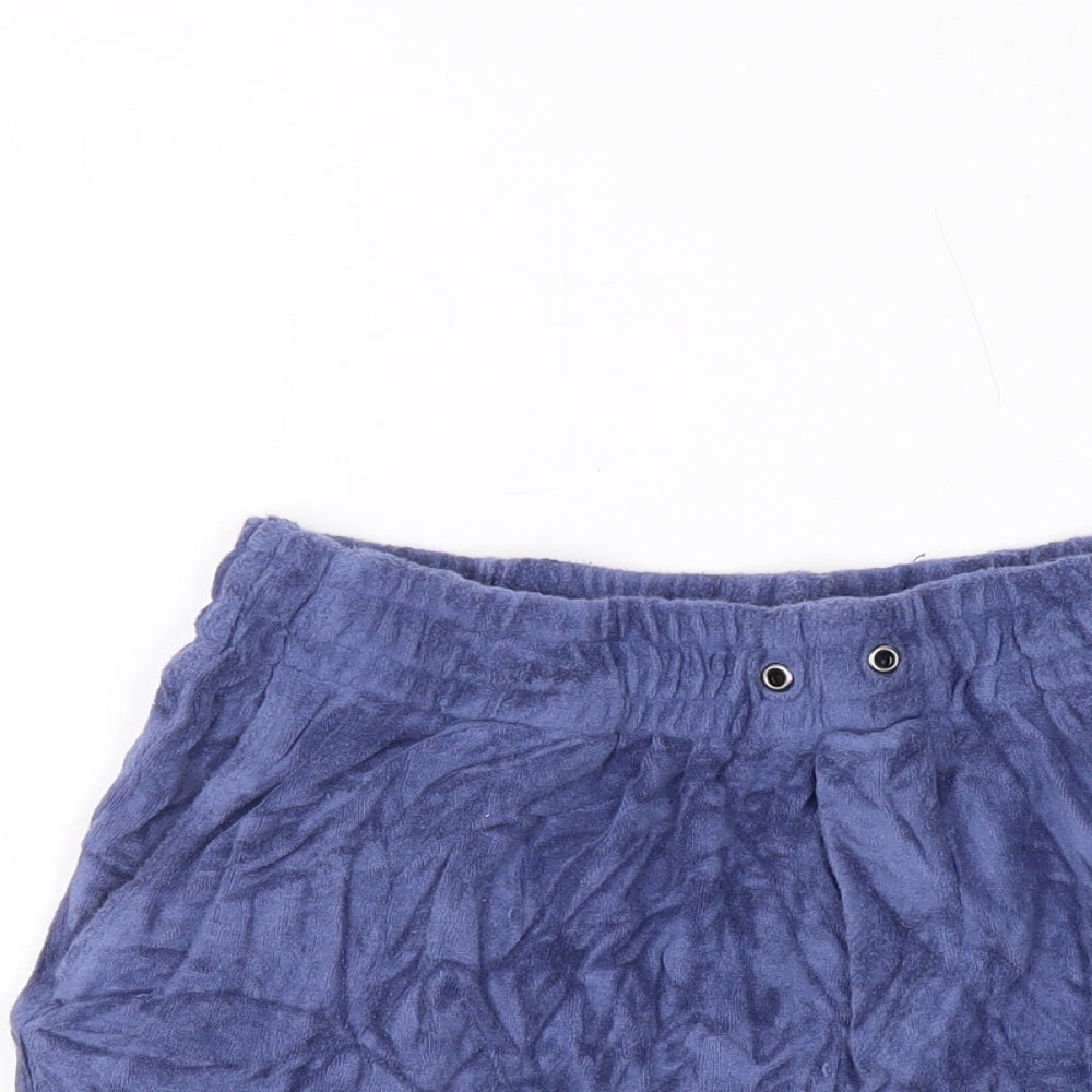 Polo Ralph Lauren Mens Blue Cotton Sweat Shorts Size M L8 in Regular Drawstring