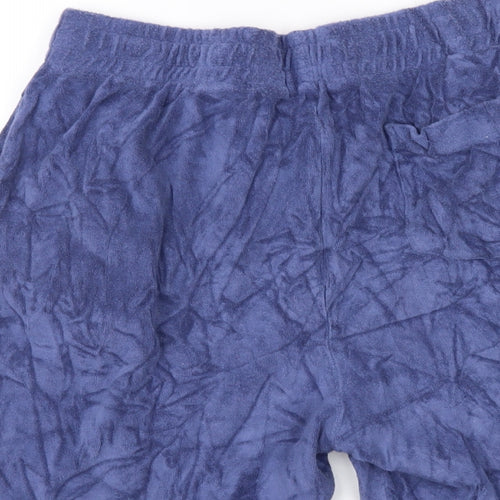 Polo Ralph Lauren Mens Blue Cotton Sweat Shorts Size M L8 in Regular Drawstring