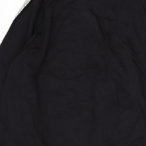 Oliver Bonas Womens Black Cotton Pullover Sweatshirt Size 14 Pullover