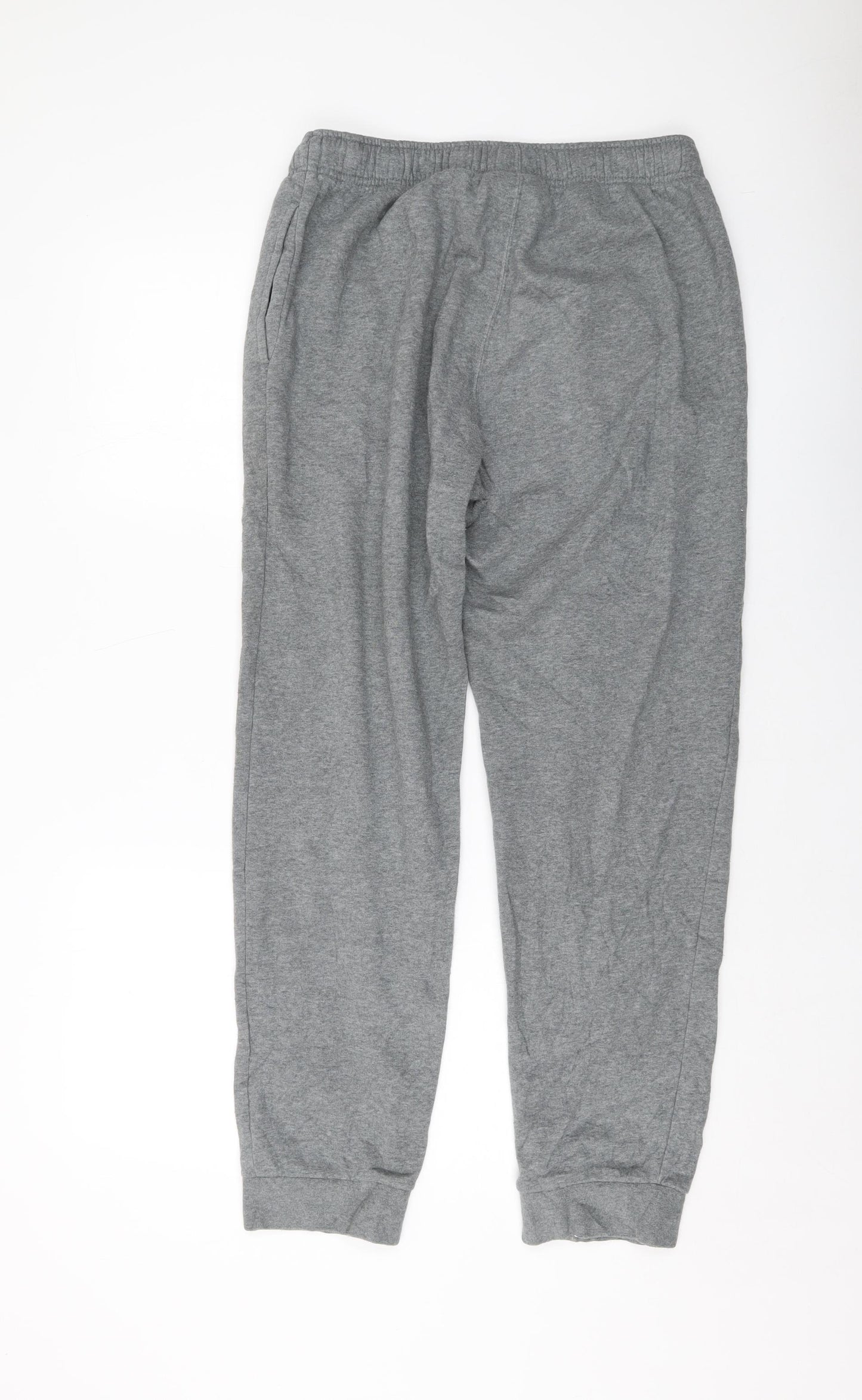 Champion Mens Grey Cotton Sweatpants Trousers Size L L29 in Regular Drawstring