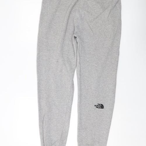 The North Face Mens Grey Polyester Sweatpants Trousers Size M L30 in Regular Drawstring