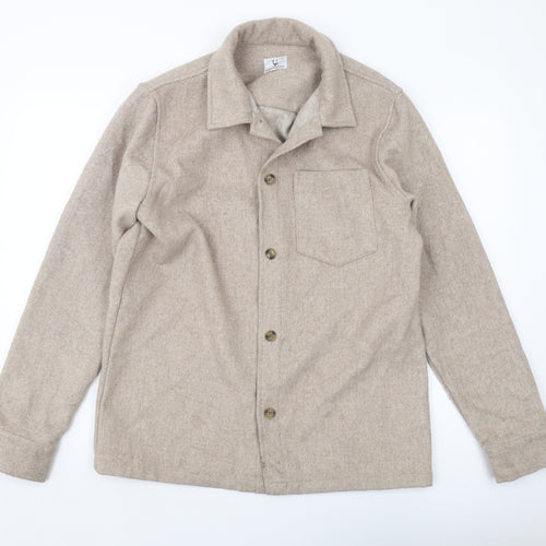 Urban Pioneers Womens Beige Jacket Size M Button