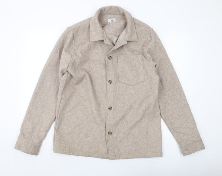 Urban Pioneers Womens Beige Jacket Size M Button
