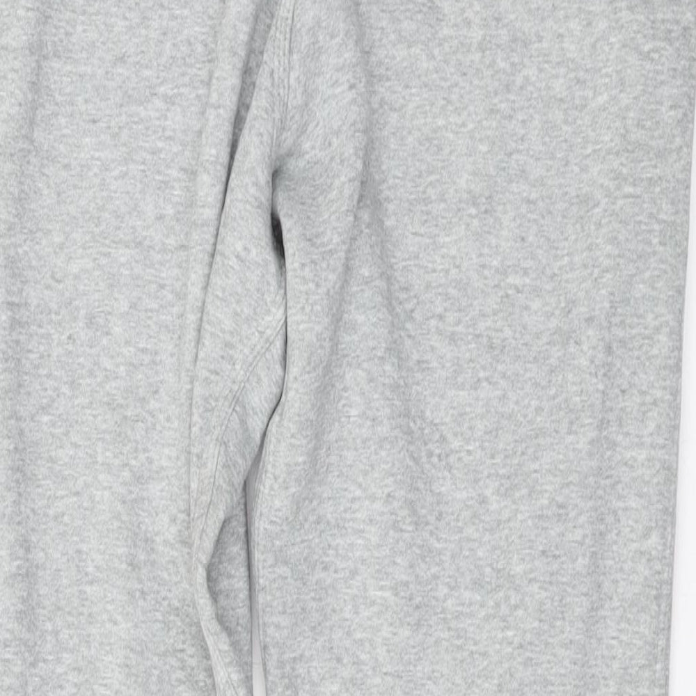 Nike Mens Grey Cotton Sweatpants Trousers Size M L28 in Regular Drawstring