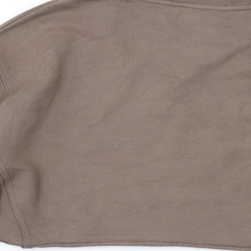 Pull&Bear Womens Brown Polyester Pullover Sweatshirt Size S Pullover