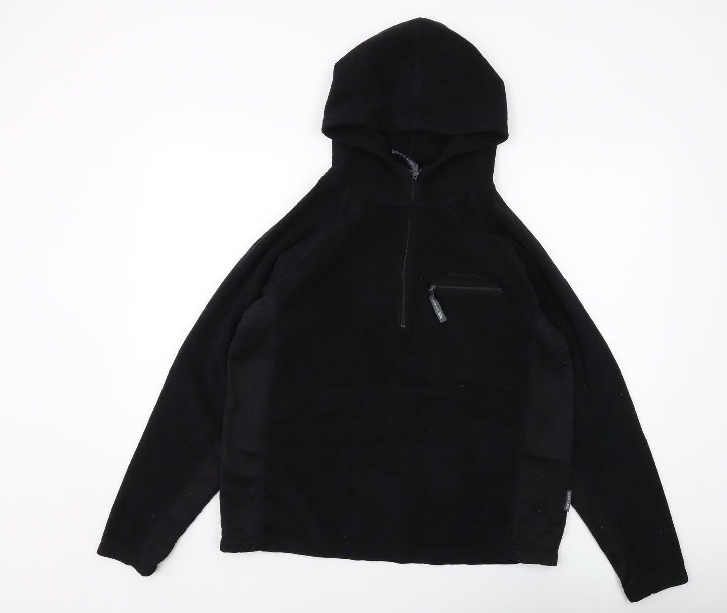Trespass Mens Black Polyester Pullover Hoodie Size L